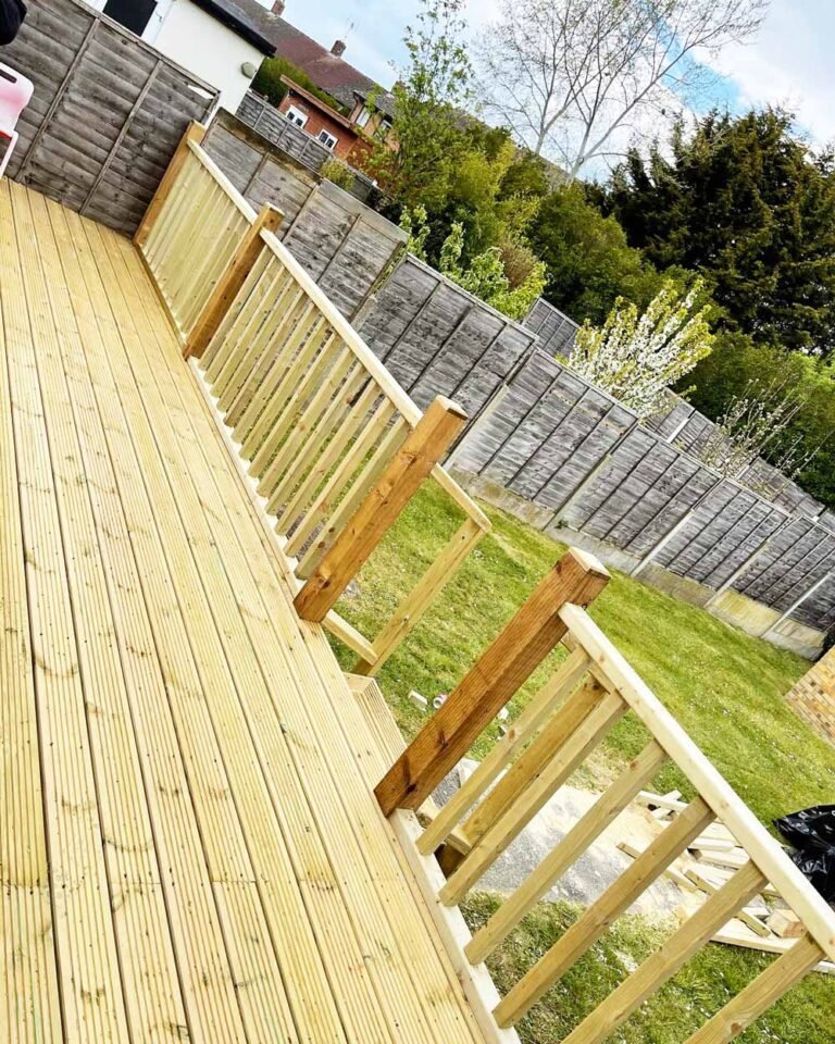 Decking On The Garden